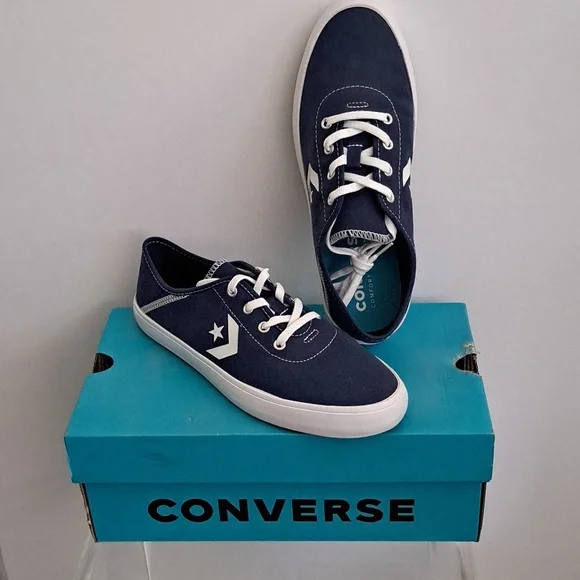 Converse Shoes New Womens Costa Ox Sneakers Navy Converse